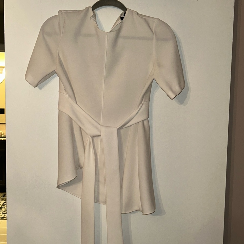 Zara cream blouse